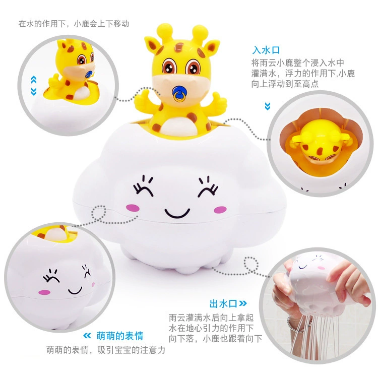 Bộ đồ chơi trẻ em tắm cho trẻ em bé trai bé gái trẻ sơ sinh bể bơi tắm thuyền chơi nước
